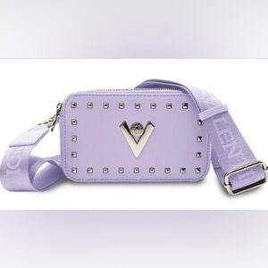 Valentino Orlandi Lilac Studded Crossbody Bag